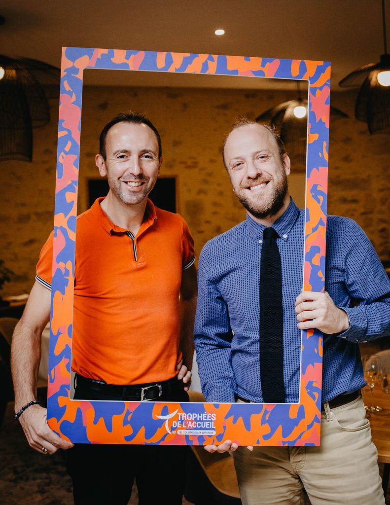 Jean-Charles Darroze avec Pierre, notre directeur